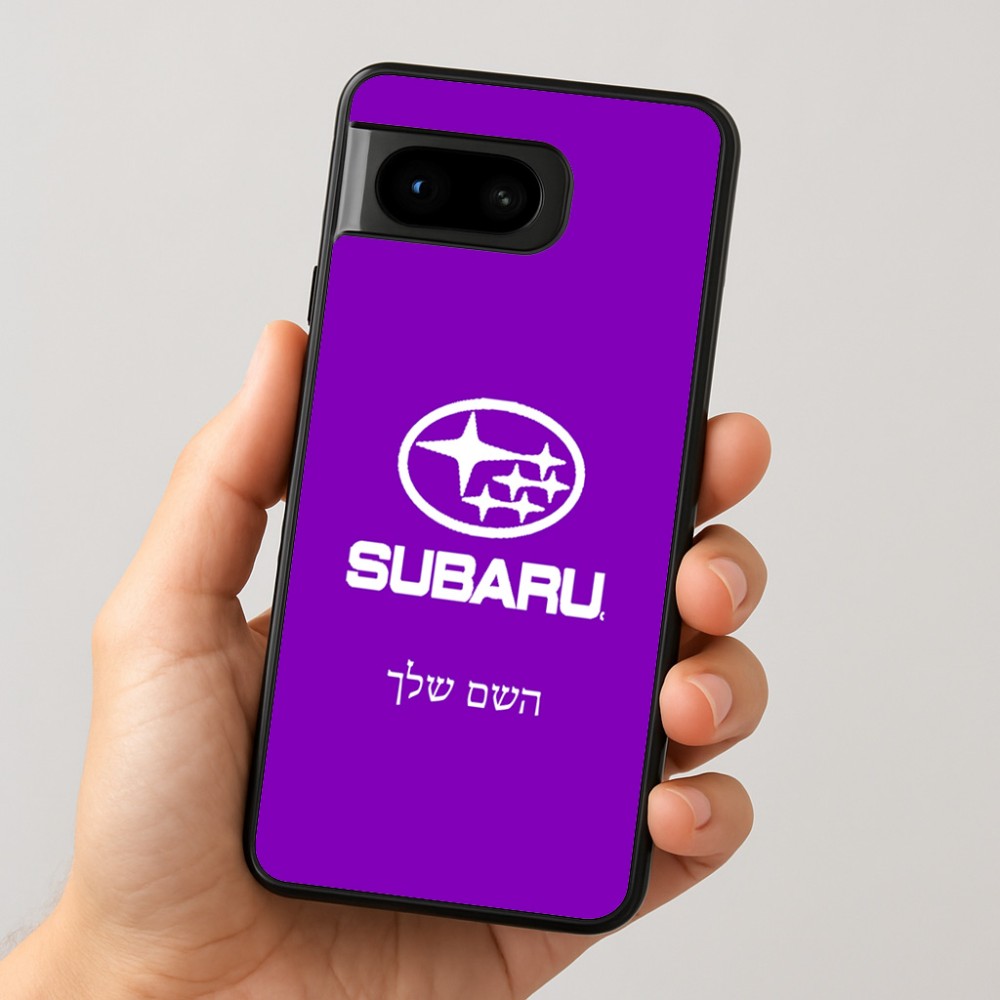 כיסוי בעיצוב אישי עם השם שלך לדגם - Google Pixel 8 5G בעיצוב סובארו