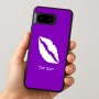 כיסוי בעיצוב אישי עם השם שלך לדגם - Google Pixel 8 5G בעיצוב שפתיים - נשיקה