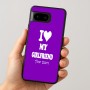 כיסוי בעיצוב אישי עם השם שלך לדגם - Google Pixel 8 5G בעיצוב אוהב את החברה שלי