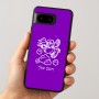 כיסוי בעיצוב אישי עם השם שלך לדגם - Google Pixel 8 5G בעיצוב מחזמר אנג'ל 2