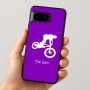 כיסוי בעיצוב אישי עם השם שלך לדגם - Google Pixel 8 5G בעיצוב רוכב אופניים
