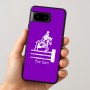 כיסוי בעיצוב אישי עם השם שלך לדגם - Google Pixel 8 5G בעיצוב רוכב סוסים