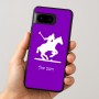 כיסוי בעיצוב אישי עם השם שלך לדגם - Google Pixel 8 5G בעיצוב שחקן פולו - סוס