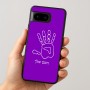 כיסוי בעיצוב אישי עם השם שלך לדגם - Google Pixel 8 5G בעיצוב יד