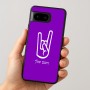 כיסוי בעיצוב אישי עם השם שלך לדגם - Google Pixel 8 5G בעיצוב יד סלע