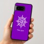 כיסוי בעיצוב אישי עם השם שלך לדגם - Google Pixel 8 5G בעיצוב הגה - קפטן - ים