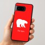 כיסוי בעיצוב אישי עם השם שלך לדגם - Google Pixel 8 5G בעיצוב דוב