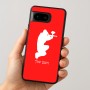 כיסוי בעיצוב אישי עם השם שלך לדגם - Google Pixel 8 5G בעיצוב שחקן כאב כדור