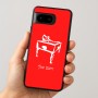 כיסוי בעיצוב אישי עם השם שלך לדגם - Google Pixel 8 5G בעיצוב שחקן ביליארד