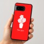 כיסוי בעיצוב אישי עם השם שלך לדגם - Google Pixel 8 5G בעיצוב פרח