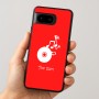כיסוי בעיצוב אישי עם השם שלך לדגם - Google Pixel 8 5G בעיצוב תקליטור - אזור מוזיקה