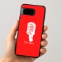 כיסוי בעיצוב אישי עם השם שלך לדגם - Google Pixel 8 5G בעיצוב מיקרופון