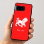 כיסוי בעיצוב אישי עם השם שלך לדגם - Google Pixel 8 5G בעיצוב מזלות - אריה