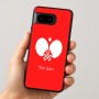 כיסוי בעיצוב אישי עם השם שלך לדגם - Google Pixel 8 5G בעיצוב פינג פונג