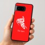 כיסוי בעיצוב אישי עם השם שלך לדגם - Google Pixel 8 5G בעיצוב אופנוע שלג