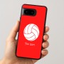 כיסוי בעיצוב אישי עם השם שלך לדגם - Google Pixel 8 5G בעיצוב כדור כדורעף