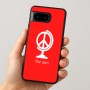 כיסוי בעיצוב אישי עם השם שלך לדגם - Google Pixel 8 5G בעיצוב גלובוסי שלום