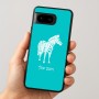 כיסוי בעיצוב אישי עם השם שלך לדגם - Google Pixel 8 5G בעיצוב זברה