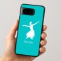 כיסוי בעיצוב אישי עם השם שלך לדגם - Google Pixel 8 5G בעיצוב בלרינה