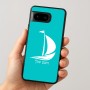 כיסוי בעיצוב אישי עם השם שלך לדגם - Google Pixel 8 5G בעיצוב סירה
