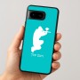 כיסוי בעיצוב אישי עם השם שלך לדגם - Google Pixel 8 5G בעיצוב שחקן כאב כדור