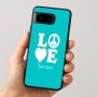 כיסוי בעיצוב אישי עם השם שלך לדגם - Google Pixel 8 5G בעיצוב אהבה