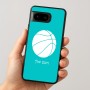 כיסוי בעיצוב אישי עם השם שלך לדגם - Google Pixel 8 5G בעיצוב כדורסל