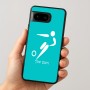 כיסוי בעיצוב אישי עם השם שלך לדגם - Google Pixel 8 5G בעיצוב כדורגל אולימפי