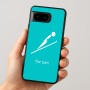 כיסוי בעיצוב אישי עם השם שלך לדגם - Google Pixel 8 5G בעיצוב קפיצת סקי אולימפית