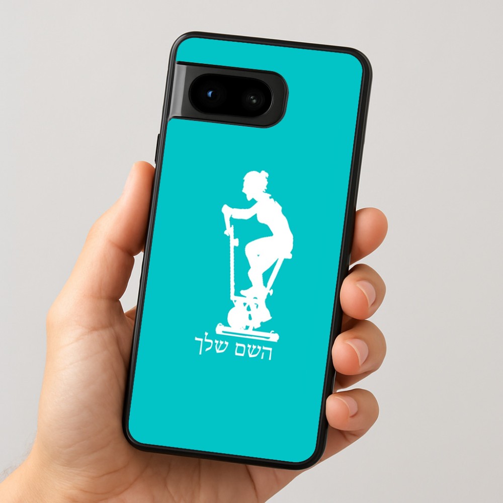 כיסוי בעיצוב אישי עם השם שלך לדגם - Google Pixel 8 5G בעיצוב אימון ספינינג - אישה