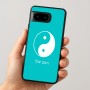כיסוי בעיצוב אישי עם השם שלך לדגם - Google Pixel 8 5G בעיצוב סמל יינג יאנג