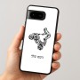 כיסוי בעיצוב אישי עם השם שלך לדגם - Google Pixel 8 5G בעיצוב רוכב טרקטורונים
