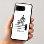 כיסוי בעיצוב אישי עם השם שלך לדגם - Google Pixel 8 5G בעיצוב רוכב סוסים