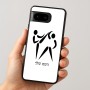 כיסוי בעיצוב אישי עם השם שלך לדגם - Google Pixel 8 5G בעיצוב לוחמים אולימפיים