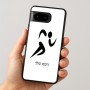 כיסוי בעיצוב אישי עם השם שלך לדגם - Google Pixel 8 5G בעיצוב רצים אולימפיים