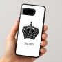 כיסוי בעיצוב אישי עם השם שלך לדגם - Google Pixel 8 5G בעיצוב כתר מלכותי