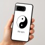 כיסוי בעיצוב אישי עם השם שלך לדגם - Google Pixel 8 5G בעיצוב סמל יינג יאנג