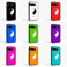 כיסוי בעיצוב אישי עם השם שלך לדגם - Google Pixel 8 Pro 5G בעיצוב סמל יינג יאנג