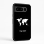 כיסוי בעיצוב אישי עם השם שלך לדגם - Google Pixel 8 Pro 5G בעיצוב מפת העולם