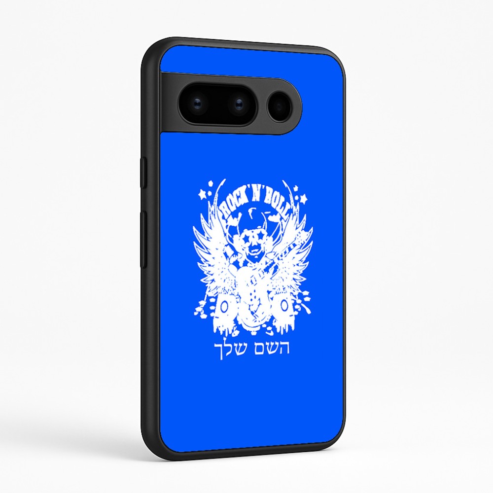 כיסוי בעיצוב אישי עם השם שלך לדגם - Google Pixel 8 Pro 5G בעיצוב רוקנרול