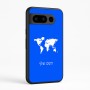 כיסוי בעיצוב אישי עם השם שלך לדגם - Google Pixel 8 Pro 5G בעיצוב מפת העולם