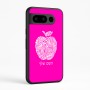 כיסוי בעיצוב אישי עם השם שלך לדגם - Google Pixel 8 Pro 5G בעיצוב הדפס תפוח