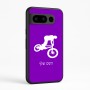 כיסוי בעיצוב אישי עם השם שלך לדגם - Google Pixel 8 Pro 5G בעיצוב רוכב אופניים