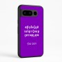 כיסוי בעיצוב אישי עם השם שלך לדגם - Google Pixel 8 Pro 5G בעיצוב האלפבית היווני