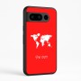 כיסוי בעיצוב אישי עם השם שלך לדגם - Google Pixel 8 Pro 5G בעיצוב מפת העולם