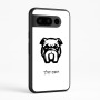 כיסוי בעיצוב אישי עם השם שלך לדגם - Google Pixel 8 Pro 5G בעיצוב פרצוף בולדוג