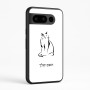 כיסוי בעיצוב אישי עם השם שלך לדגם - Google Pixel 8 Pro 5G בעיצוב חתול