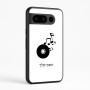 כיסוי בעיצוב אישי עם השם שלך לדגם - Google Pixel 8 Pro 5G בעיצוב תקליטור - אזור מוזיקה