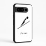 כיסוי בעיצוב אישי עם השם שלך לדגם - Google Pixel 8 Pro 5G בעיצוב קפיצת סקי אולימפית