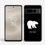 כיסוי בעיצוב אישי עם השם שלך לדגם - Google Pixel 8 Pro 5G בעיצוב דוב